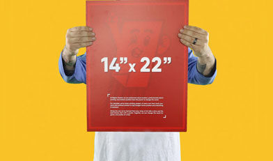 Custom printed posters - 14"x22"