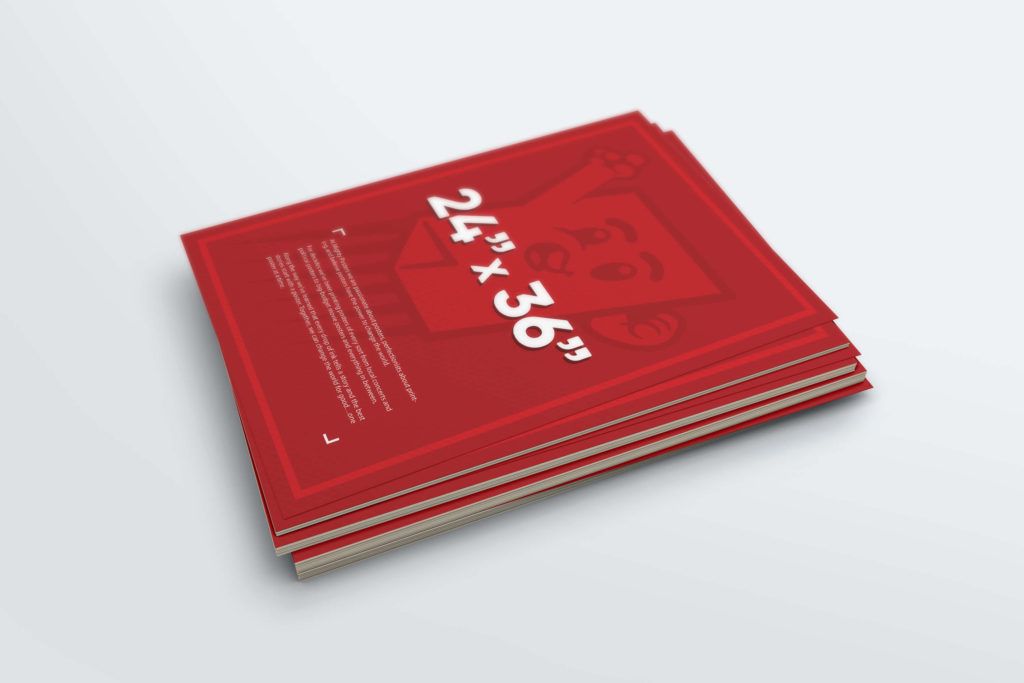 Custom Printed 24 x 36 posters