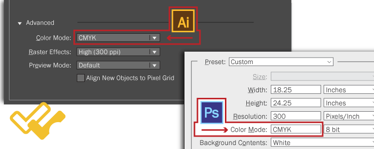 CMYK Color Mode for Posters with Adobe Presets