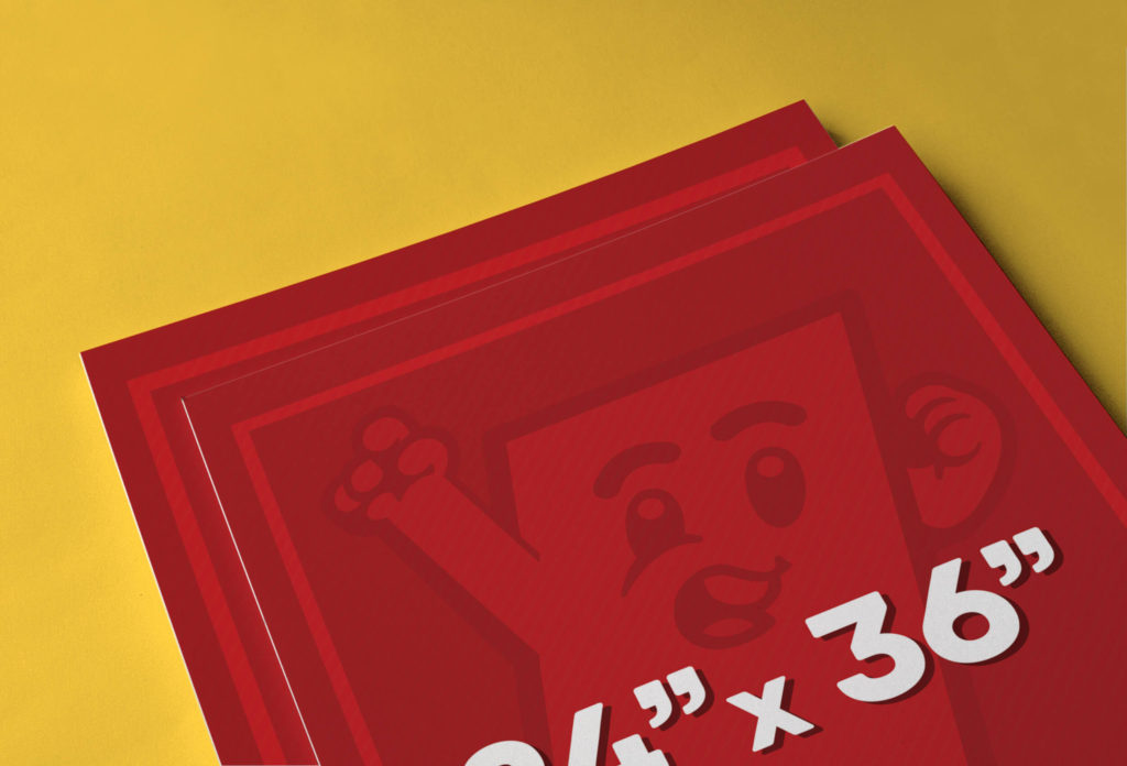 Bulk 24 x 36 Custom Poster Printing